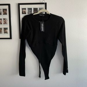 Boohoo Studio Rib Bodysuit